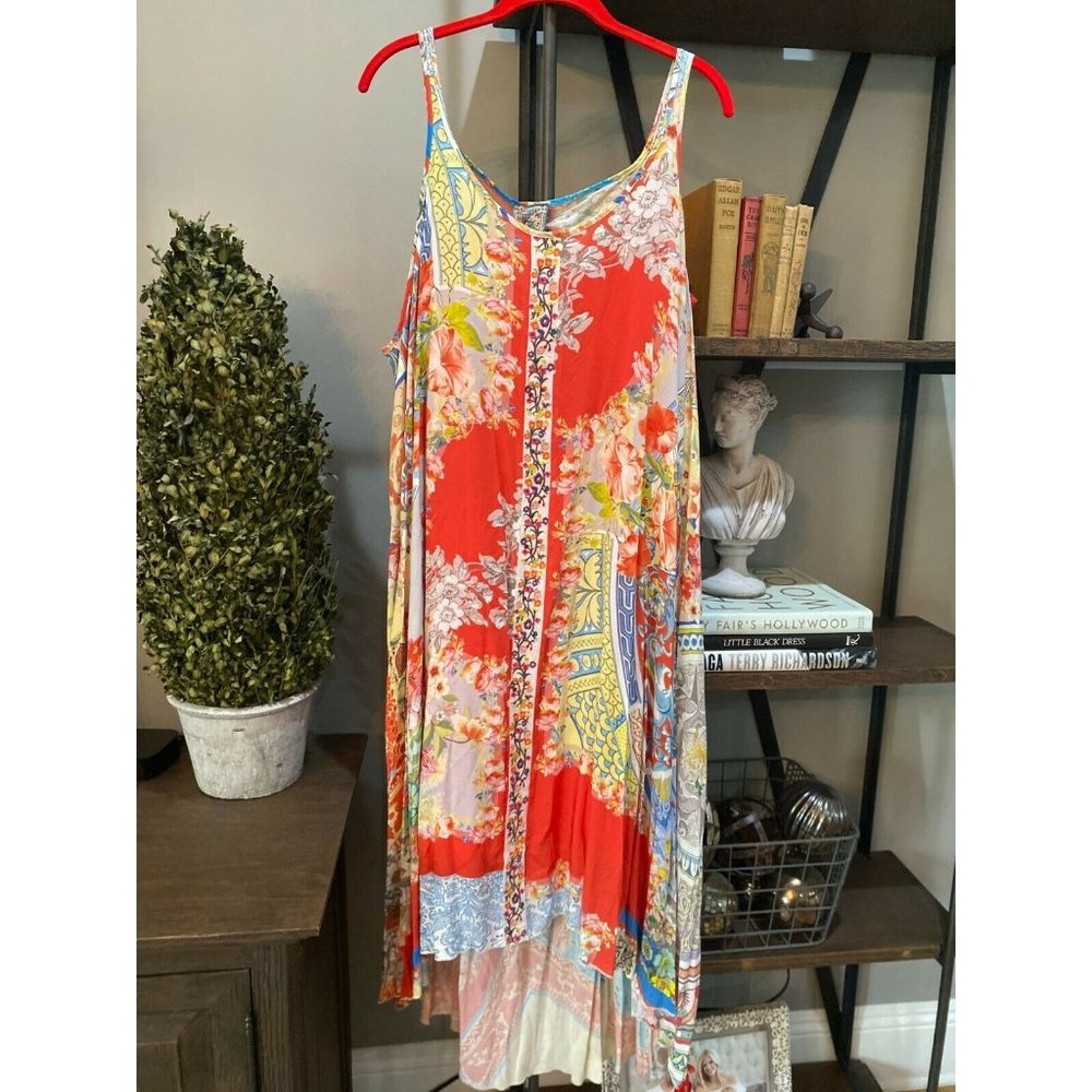 NWT Johnny Was Kara Floral Baroque High Low Dress - Picture 4 of 9
